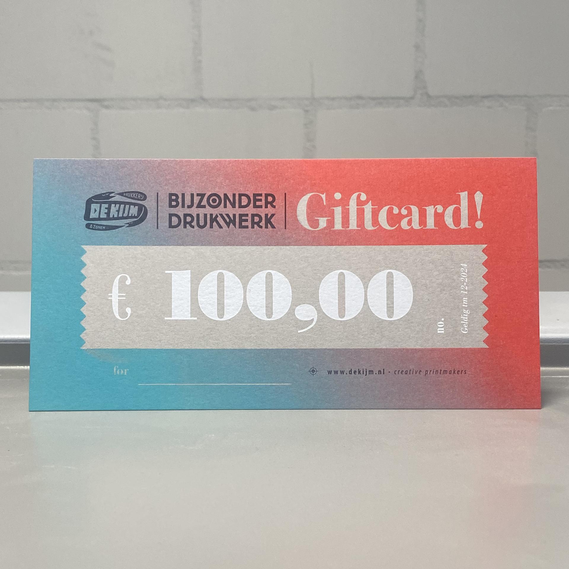 Giftcard € 100,00