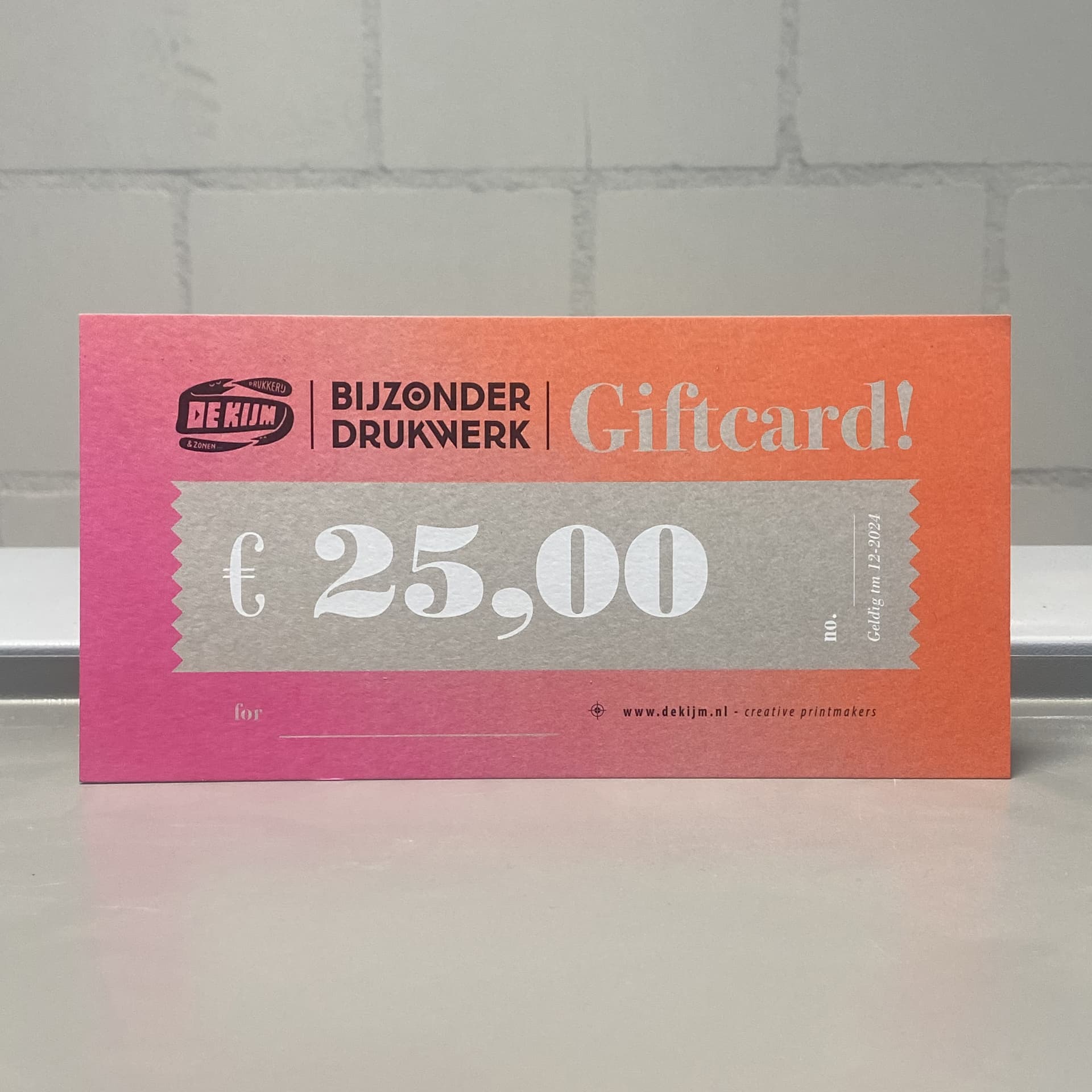 Giftcard € 25,00
