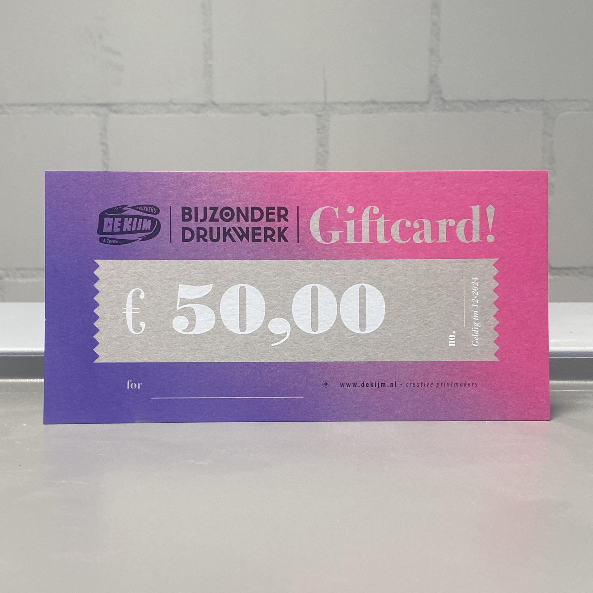 Giftcard € 50,00